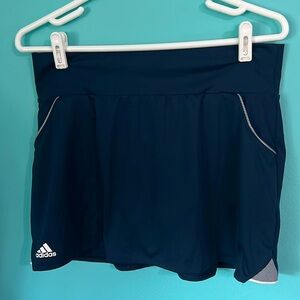 Adidas Climalite Lined Dark Blue Active Skirt Skort M